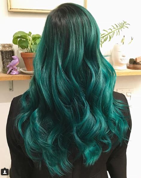 Sea witch green hair dye